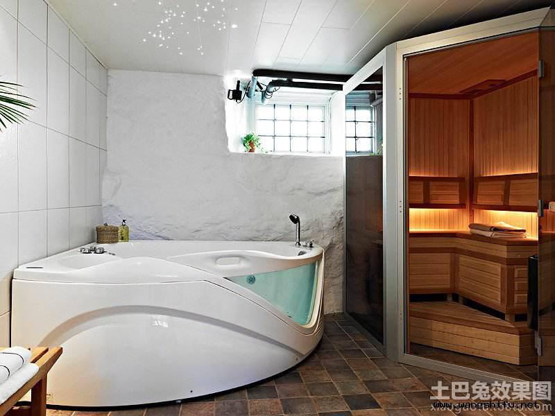 卫生间家用桑拿房效果图