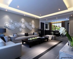 客厅装修效果图，灰色客厅装修效果图欣赏 - 翻新攻略