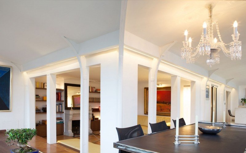 时尚创意现代简欧风格家装隔断图 - 效果图