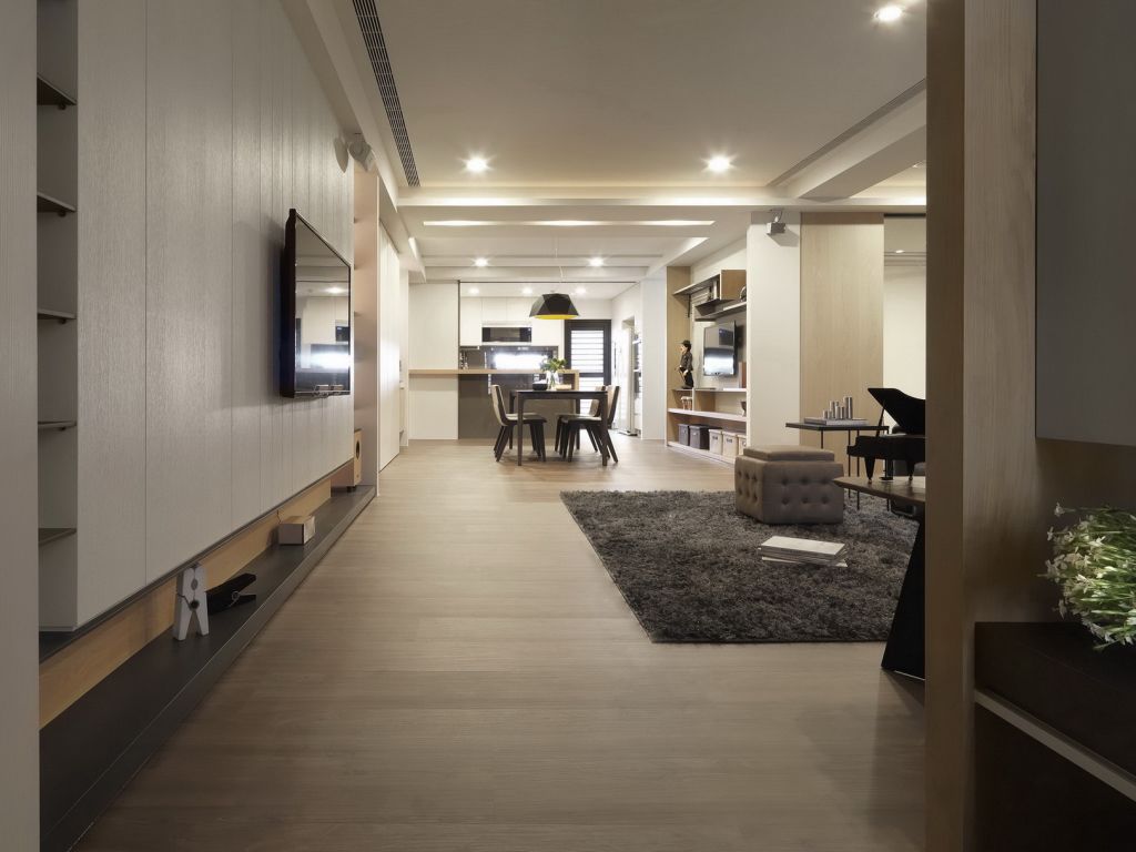 素雅现代家居吊顶效果图