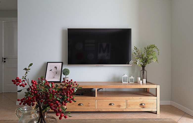 清新淡雅宜家风格家装花卉装饰效果图