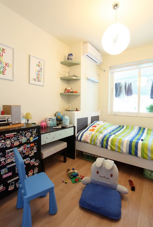 轻松简约儿童房设计隔断效果图 轻松简约儿童房设计隔断效果图