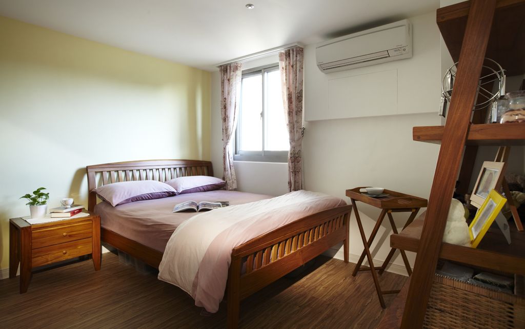 日式风格卧室实木家装设计 - 效果图