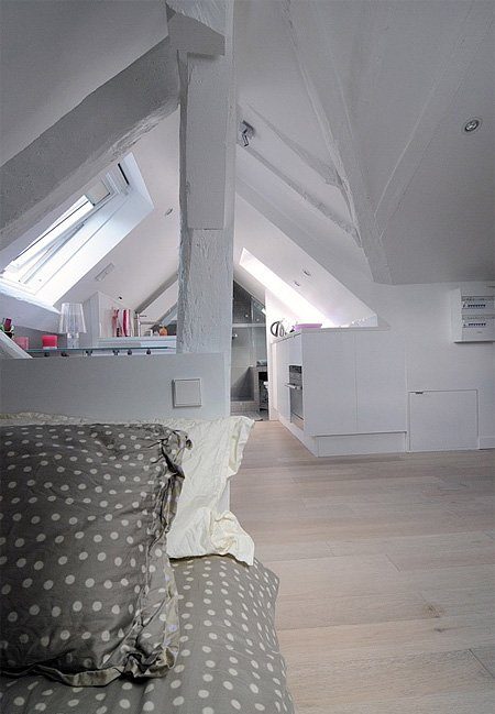 时尚简约创意设计 公寓阁楼装修 - 效果图