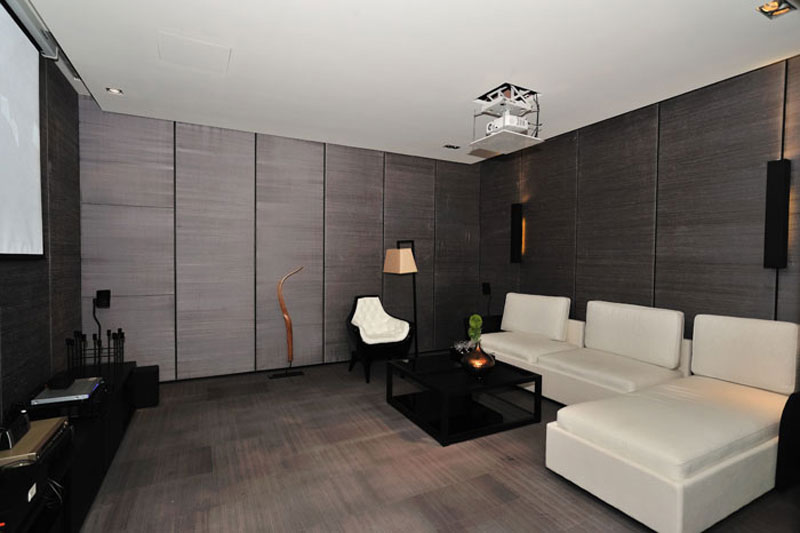 新中式风格家庭影院设计欣赏图