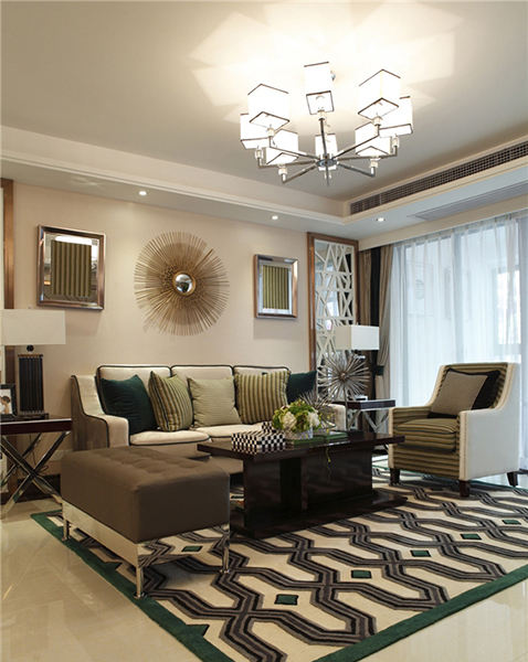 低奢现代波普风客厅效果图 低奢现代波普风客厅效果图