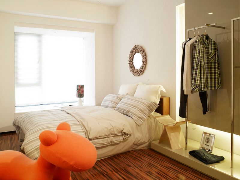 小清新简约卧室效果图