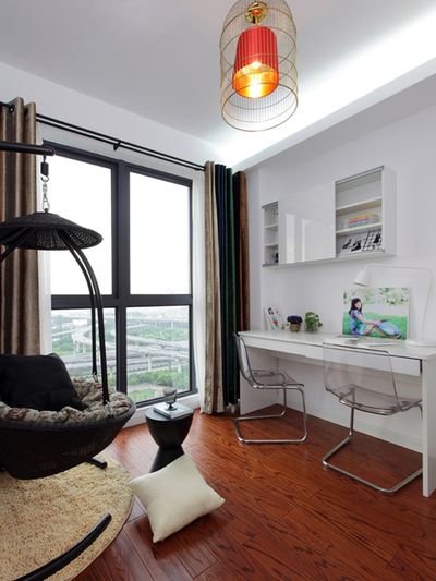 简约现代风格书房装修设计案例效果图 简约现代风格书房装修设计案例效果图