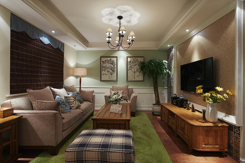 朴实自然乡村风情田园客厅装饰欣赏图