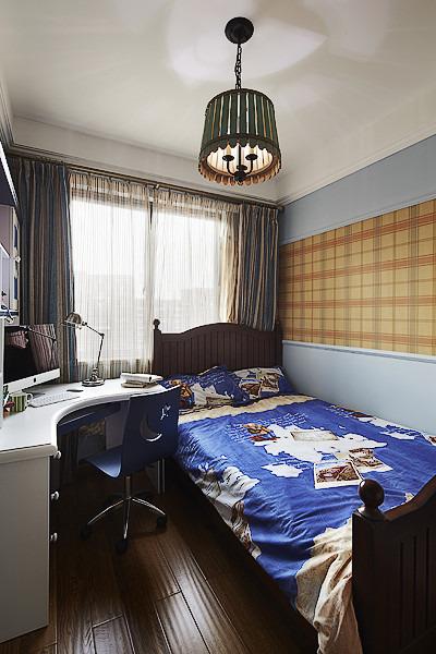 美式风格儿童房书桌设计 - 效果图