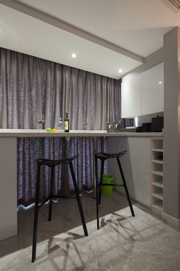 时尚现代家居吧台设计 - 效果图