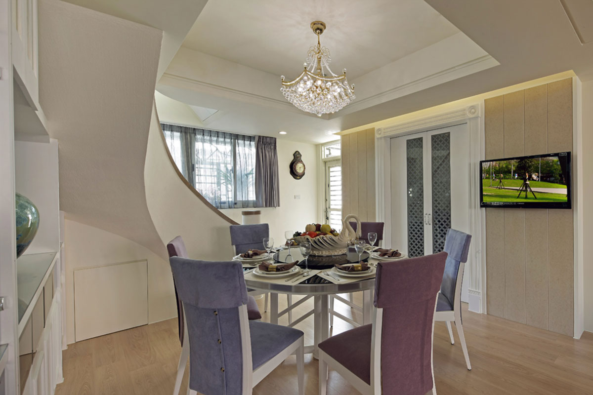 时尚现代创意设计复式餐厅装修效果图