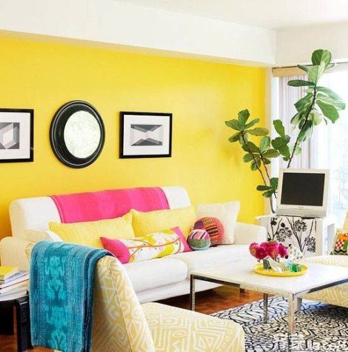 墙面漆颜色如何选择 客厅用黄色乳胶漆好不好 - 选购指南