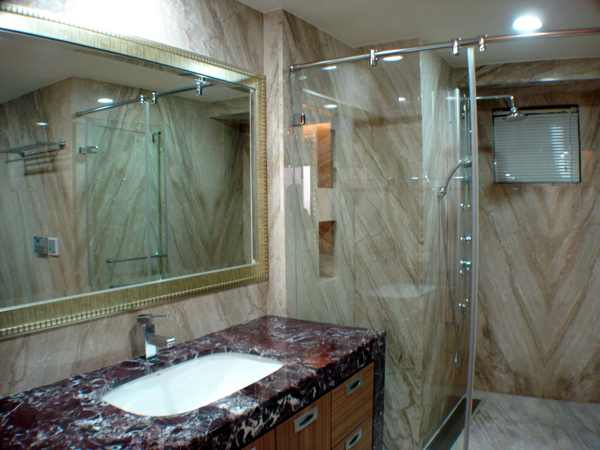 简约家居卫生间洗手台设计 - 效果图