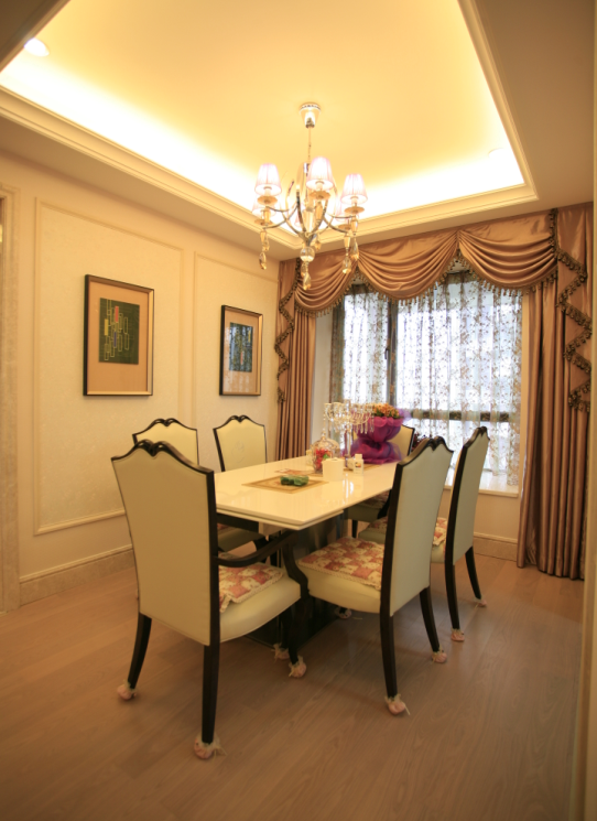 和谐简欧风格设计餐厅装修效果图 和谐简欧风格设计餐厅装修效果图