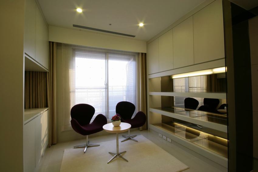 现代家装休闲区装饰案例图 - 效果图