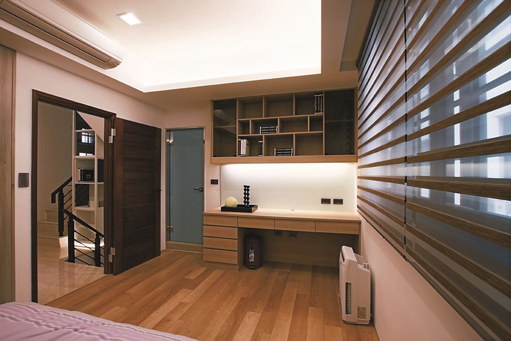 后现代时尚家居书房书柜设计装修图