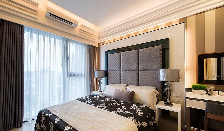 风雅时尚现代卧室装修案例图 - 效果图