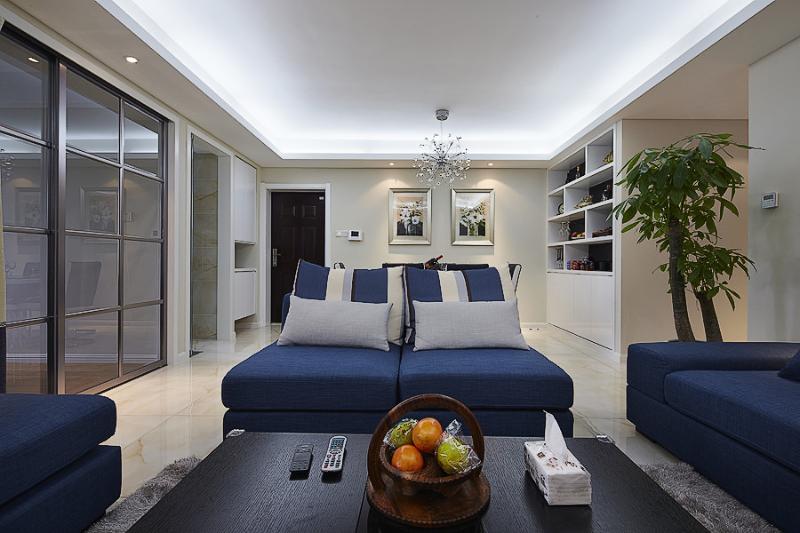 朴素清新现代家居吊顶设计 - 效果图