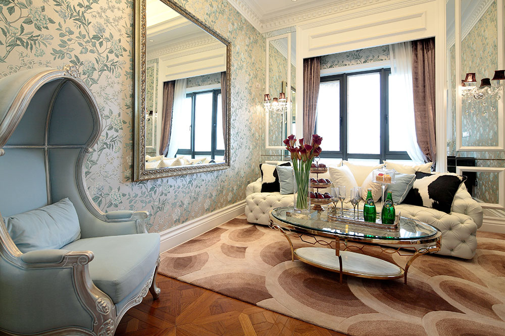 清新花香欧式时尚休闲区设计装修图 - 效果图