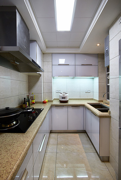 简约时尚小厨房效果图 简约时尚小厨房效果图