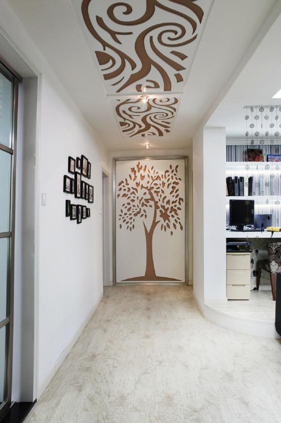 欧式风格家居过道吊顶欣赏 - 效果图