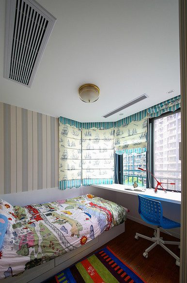 美式地中海混搭儿童房效果图