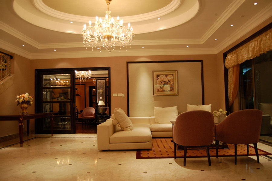 低奢温馨现代欧式风格别墅设计装潢案例图