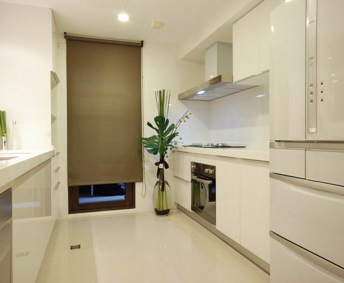 白色现代家居厨房效果图