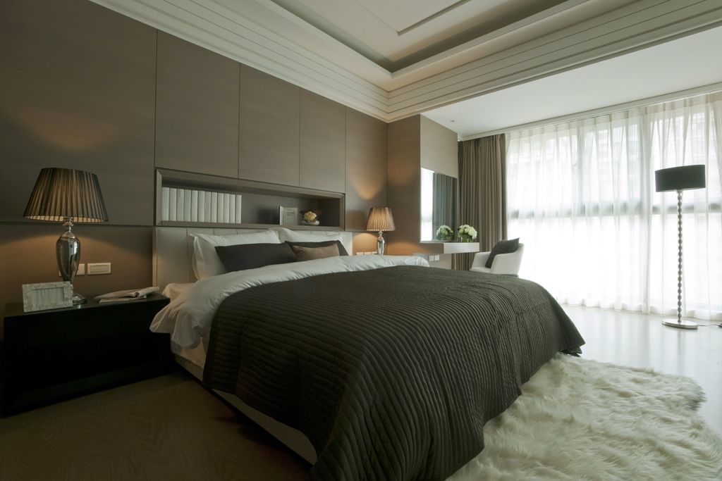 现代化的新古典风格主卧室效果图 现代化的新古典风格主卧室效果图