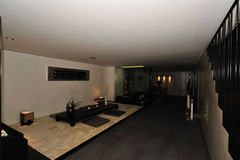 新中式别墅榻榻米设计装潢效果图