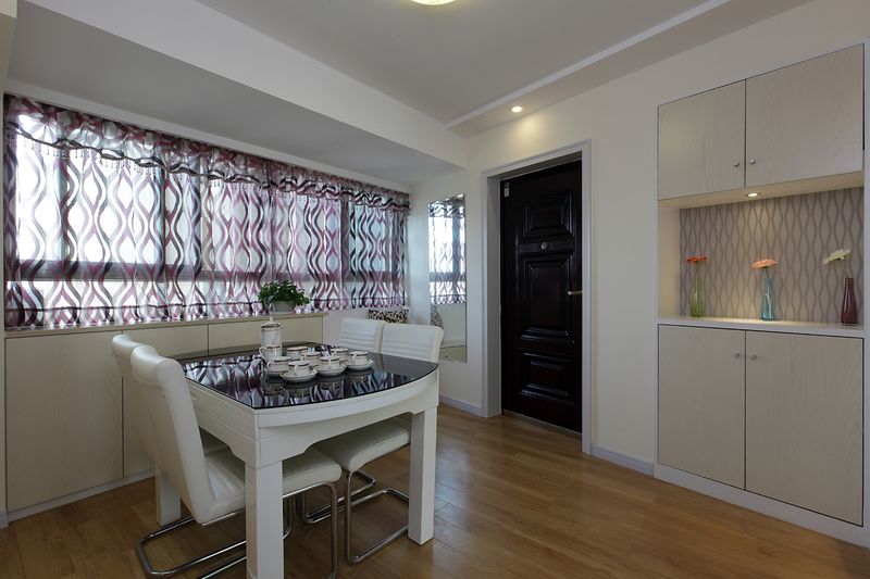 简约风格小餐厅四人位餐桌效果图 简约风格小餐厅四人位餐桌效果图