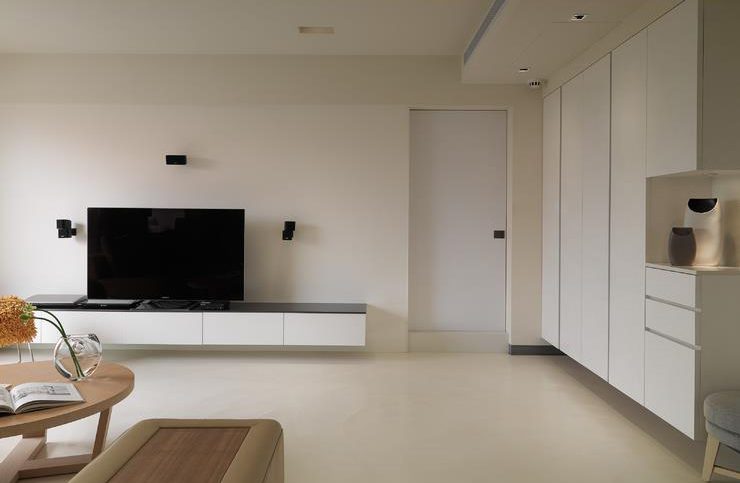 简约宜家风 电视背景墙设计欣赏 - 效果图