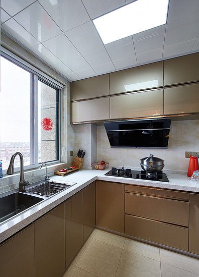 时尚现代新房厨房装修欣赏 - 效果图