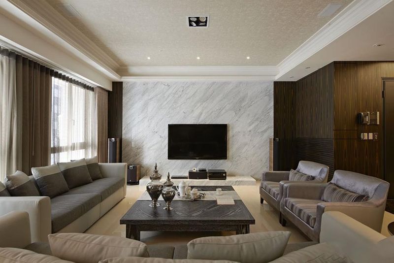 明朗舒适现代简约公寓室内设计装饰效果图