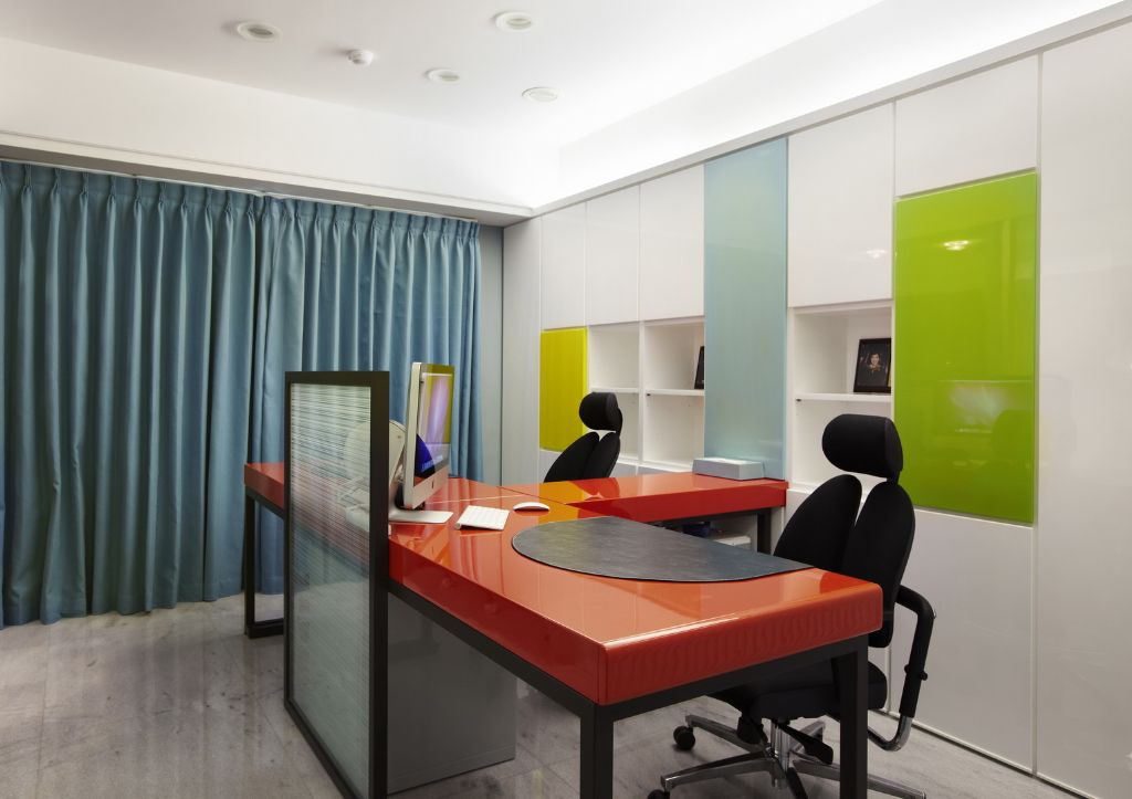 唯美简约书房装修设计 - 效果图