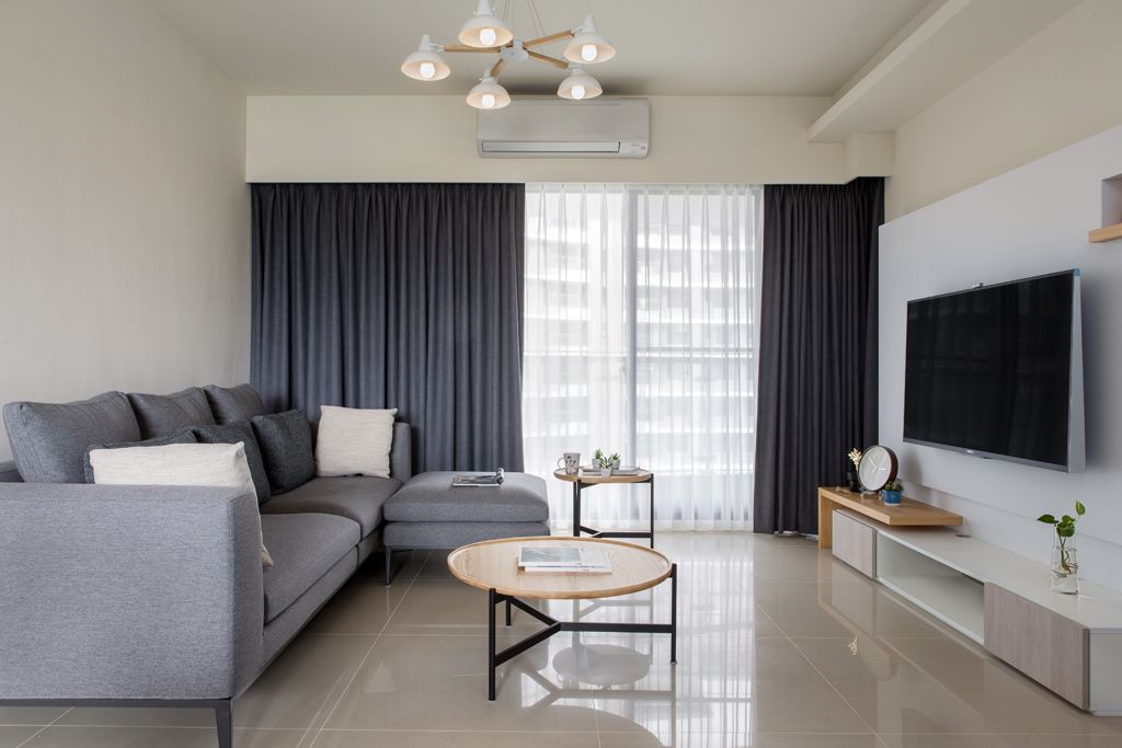 素雅舒适简约家装风格客厅装修图片 - 效果图