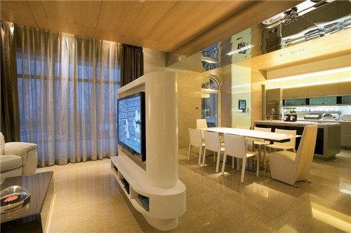 大厅隔断装修效果图 2017创意客厅隔断图片欣赏 - 选购指南