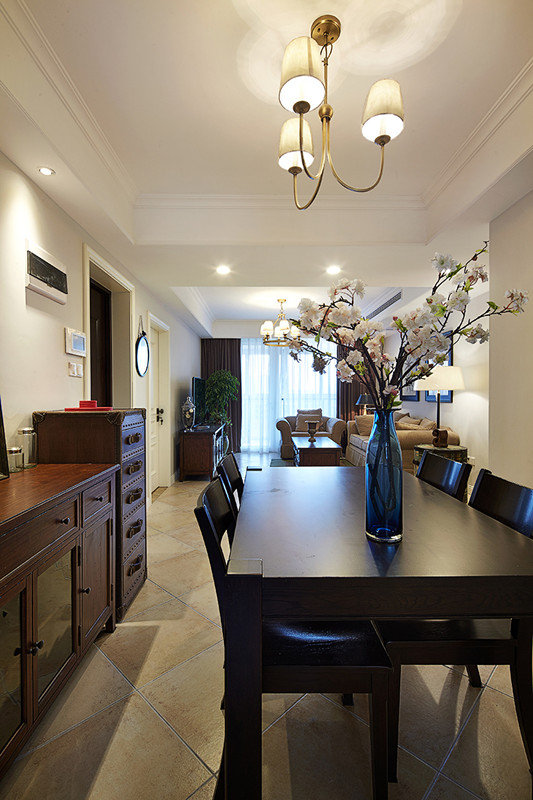 经典复古文艺美式餐厅装饰案例图