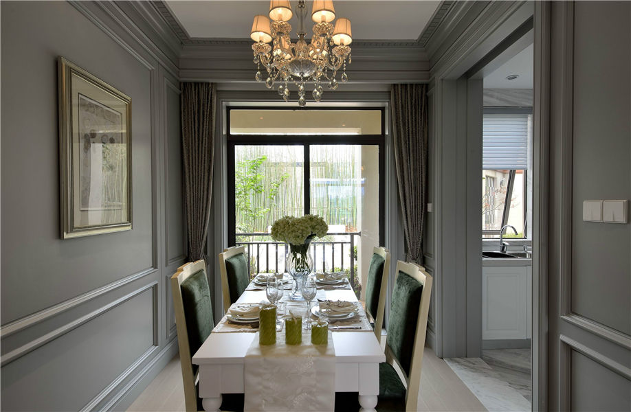 欧式复古风客厅装饰效果图