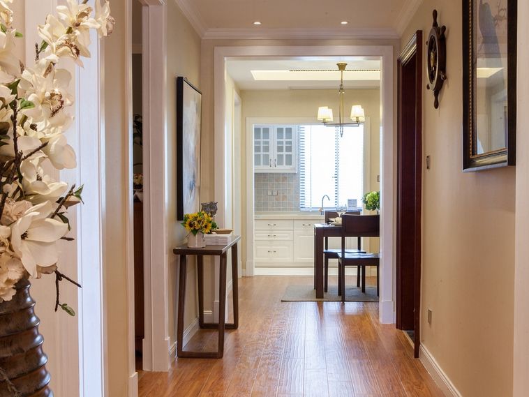 清晰的装饰线条美式过道 清晰的装饰线条美式过道