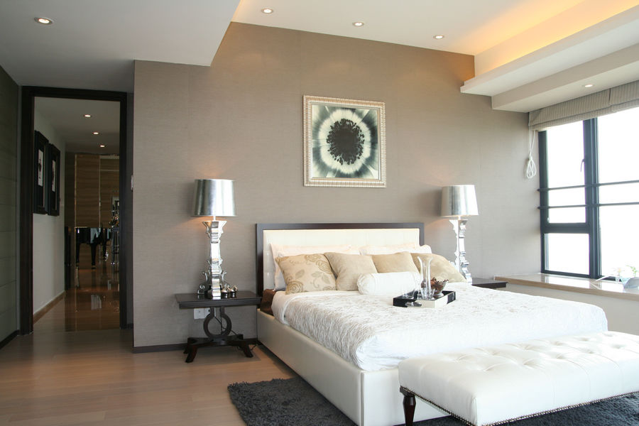 摩登后现代风卧室效果图