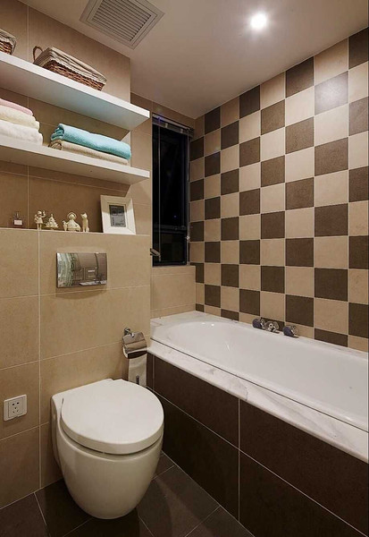 时尚现代美式风格三居卫生间装饰效果图 时尚现代美式风格三居卫生间装饰效果图