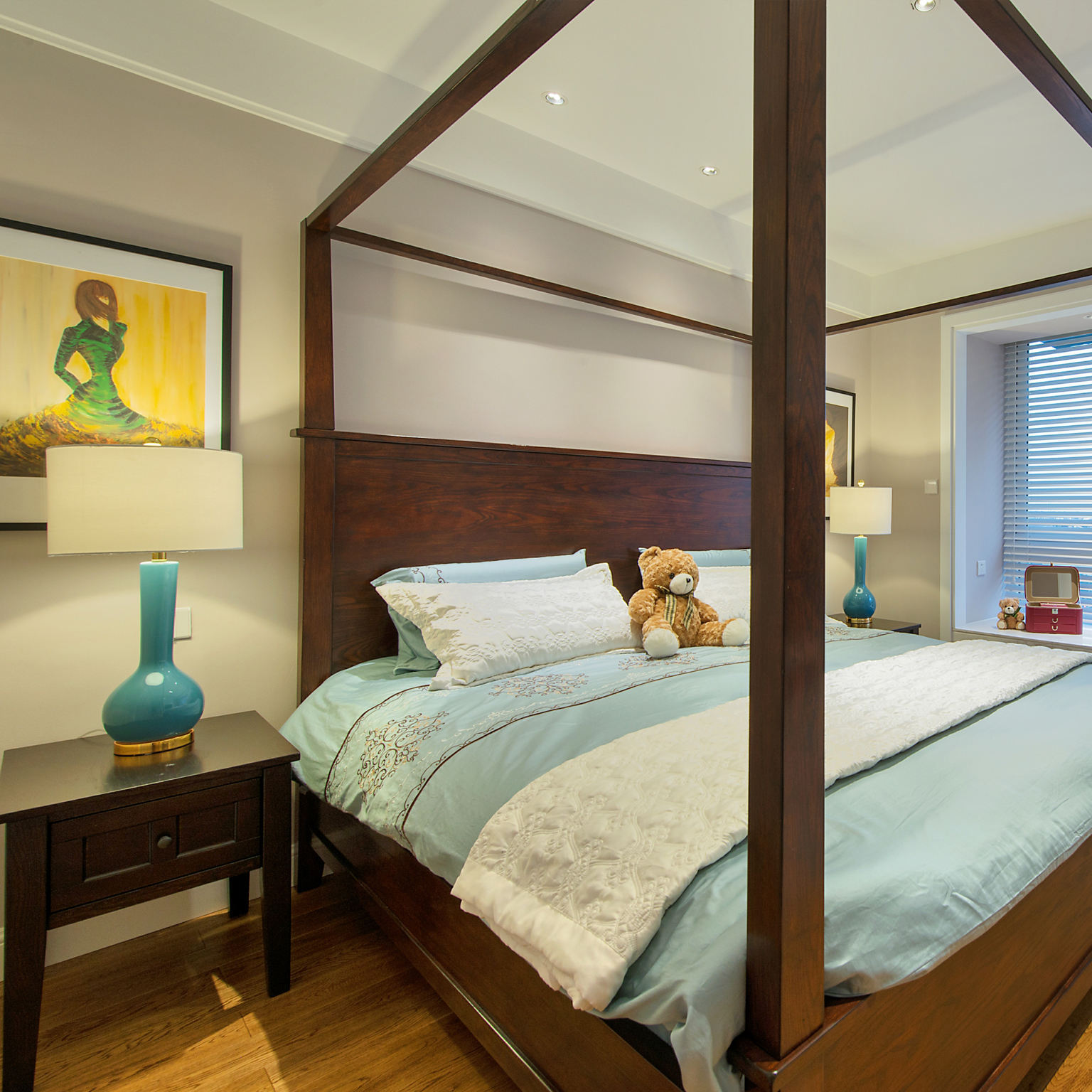 美式风格经典卧室装修图片 - 效果图