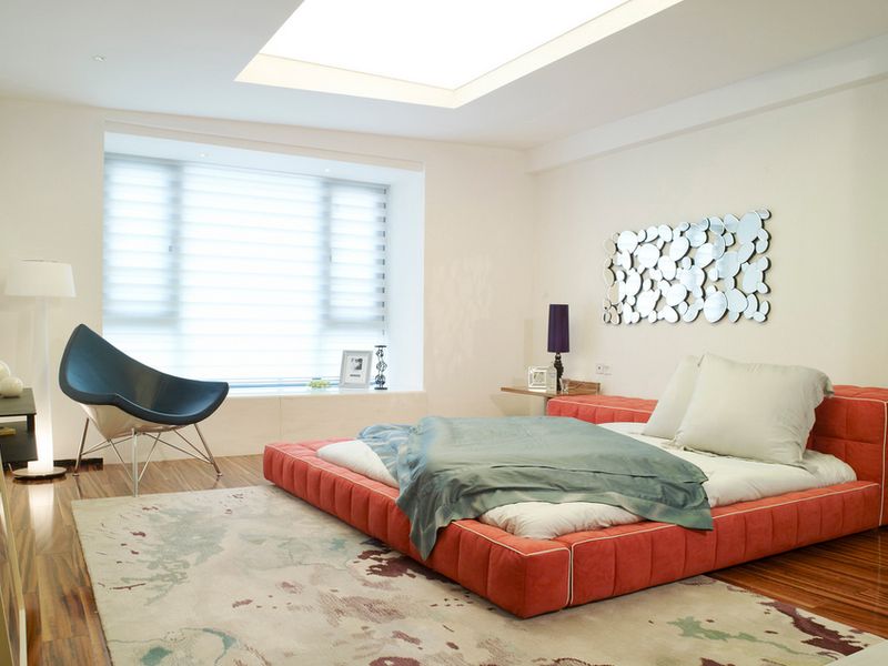 简约舒适现代风主卧效果图