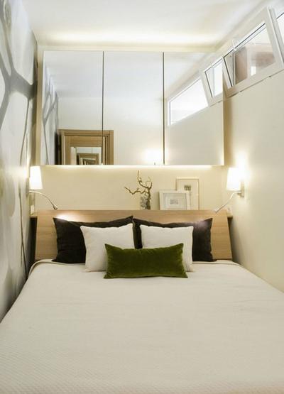 简约宜家卧室镜面背景墙效果图 简约宜家卧室镜面背景墙效果图