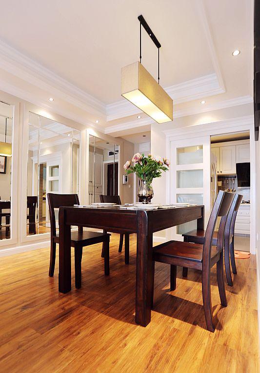 现代复古混搭餐厅效果图