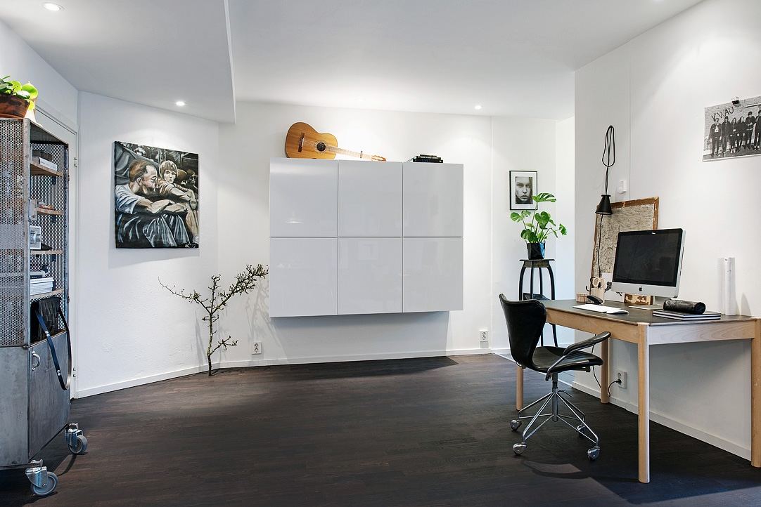 北欧风格居家书房设计装修效果图