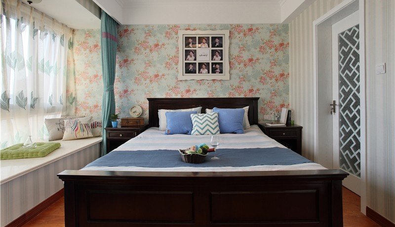 混搭田园风卧室欣赏图 - 效果图