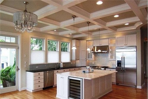 厨房天花板装修效果图 2017时尚厨房吊顶设计方案 - 选购指南